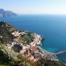 Casa in affitto con vista su Amalfi.